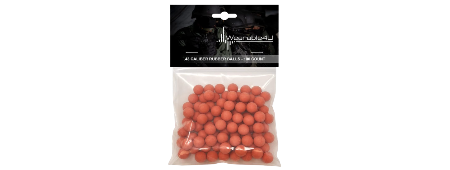 Wearable4U Resuable Rubber Paintballs